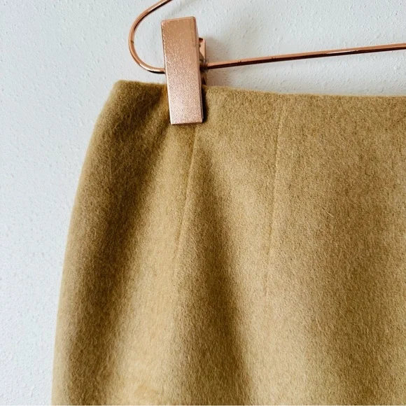 Talbots camel hair Tailored Pencil skirt made in Italy Tan - Picture 9 of 11